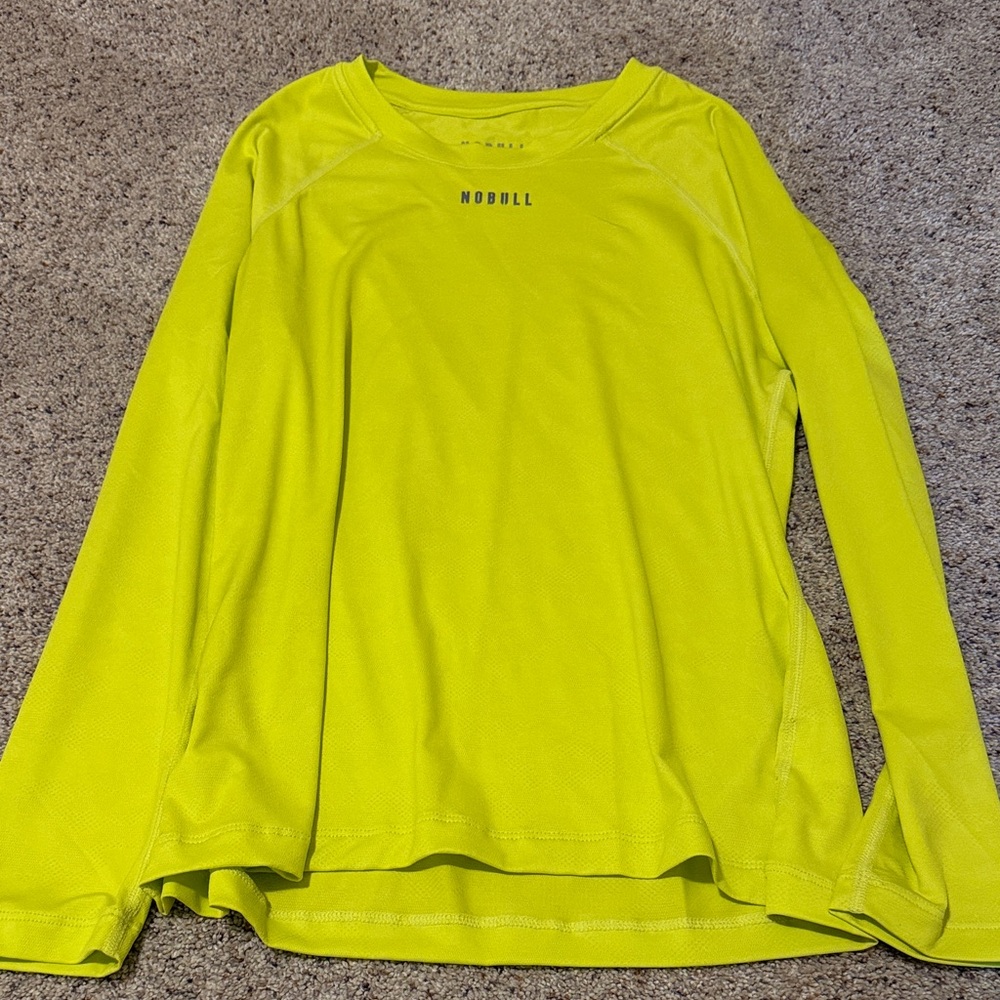 NOBULL Women’s Lime Green Long Sleeve Shirt